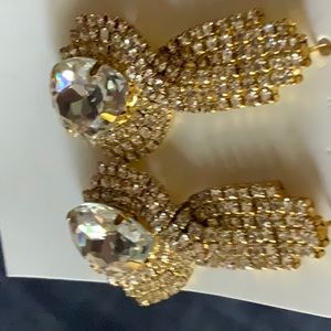 Sparkly ear pendant
